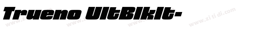 Trueno UltBlkIt字体转换 Trueno UltBlkIt字体转换